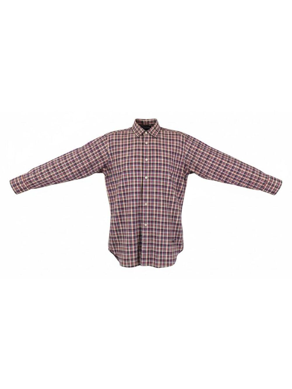 Cremieux Classics Men's XL Plaid Shirt Blue Multi Preppy Business Casual